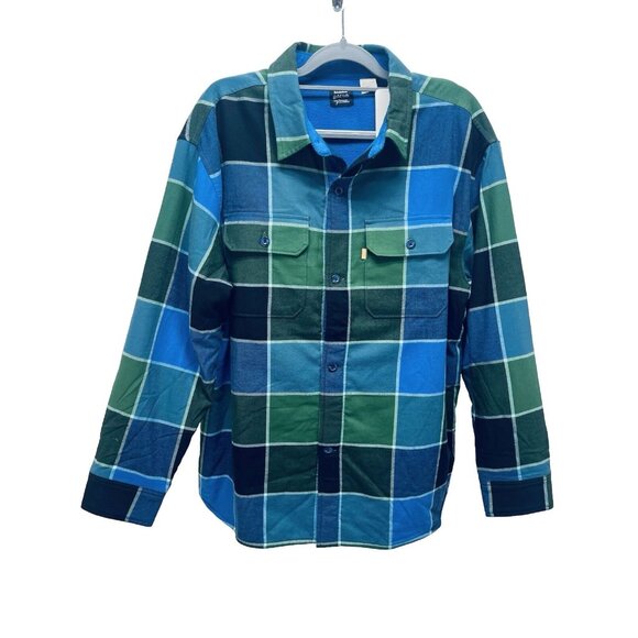 Levi’s Gold Tab Men’s Plaid Jackson Flannel Worker Over Shirt Size M NWT - Picture 1 of 11
